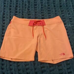 The North Face Women's Orange Athletic Shorts